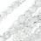 Czech Fire Polished Glass Beads 4mm Round Crystal Clear (50 pcs)