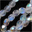 Czech Fire Polished Glass Beads 4mm Round 'Crystal AB' (50 pcs)