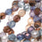 Czech Fire Polished Glass Beads 4mm Round Multi Luster Mix (50 pcs)