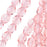 Czech Fire Polished Glass Beads 4mm Round Rosaline Pink (50 pcs)