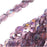 Czech Fire Polished Glass Beads 4mm Round Amethyst AB (50 pcs)