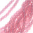 Czech Fire Polished Glass Beads 4mm Round Rose Pink Opal (50 pcs)