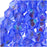 Czech Fire Polished Glass Beads 4mm Round Blue Sapphire AB (50 pcs)
