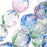 Czech Fire Polished Glass Beads 8mm Round 'Crystal/Color Mix' (25 pcs)