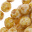 Czech Fire Polished Glass Beads 8mm Round Opaque White Picasso (1 Strand)