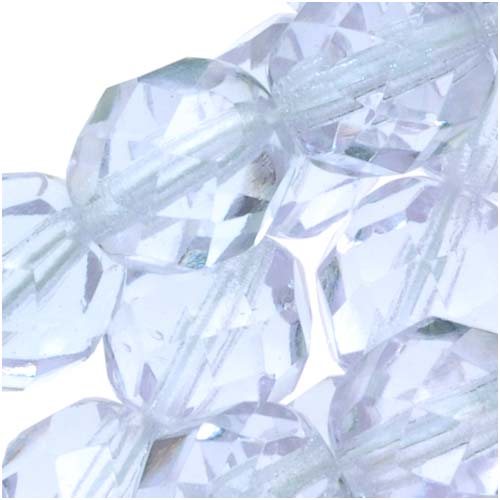 Czech Fire Polished Glass Beads 8mm Round Alexandrite (1 Strand)