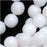 Czech Glass Druk Round Beads 6mm Opaque White (50 pcs)