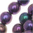 Czech Glass Druk Round Beads 8mm Purple Iris (25 pcs)