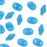 SuperDuo 2-Hole Czech Glass Beads, Blue Turquoise, 2x5mm, 8g Tube