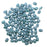 SuperDuo 2-Hole Czech Glass Beads, Opaque Blue Luster, 2x5mm, 8g Tube