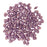 SuperDuo 2-Hole Czech Glass Beads, Opaque Amethyst Luster, 2x5mm, 8g Tube