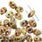 SuperDuo 2-Hole Czech Glass Beads, Opaque White Picasso, 2x5mm, 8g Tube