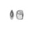 Cymbal Bead Substitute for SuperDuo Beads, Varidi, 2-Hole 5x2mm Antiqued Silver Plated (10 Pieces)