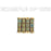 Cymbal Side Bead for Tila Beads, Tourkou, 2-Hole 5x2.5mm, 24K Gold Plated (20 Pieces)