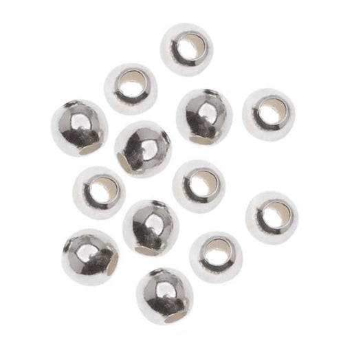 Sterling Silver Seamless Round Beads 3mm (20 pcs)
