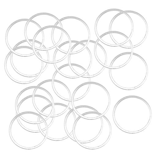 Beadalon Silver Plated Quick Links 20mm Round (22 Pcs)
