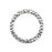 Connector Link, Hammered Ring 19mm, White Bronze Plated, by TierraCast (2 Pieces)