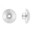Bead Aligner, Classic Style 8mm, White Bronze Plated, by TierraCast (8 Pieces)