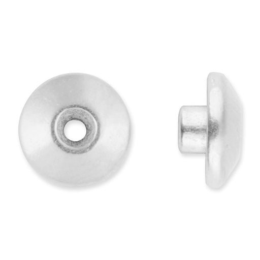 Bead Aligner, Classic Style 8mm, White Bronze Plated, by TierraCast (8 Pieces)