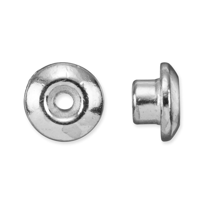 Bead Aligner, Classic Style 7mm, White Bronze Plated, by TierraCast (4 Pieces)