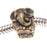 TierraCast Brass Oxide Finish Pewter European Style Large Hole Elephant Bead 11mm/ 1
