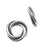 TierraCast Silver Plated Lead-Free Pewter Love Knot Triple Twist Spacer Beads 10mm (2 Pieces)