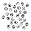 TierraCast Antiqued Silver Plated Pewter Beaded Spacer Beads 3x3mm (50 Pieces)