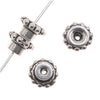 TierraCast Antiqued Silver Plated Lead-Free Pewter Pandora Bead Aligners 7mm (4 Pieces)