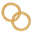 TierraCast Real 22K Gold Plated Pewter Round 20mm Connector Link Ring (2 Pieces)