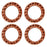 TierraCast Copper Plated Pewter Round 13mm Connector Link Ring (4 Pieces)