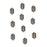 TierraCast Fine Silver Plated Pewter Coil Edge Spacer Beads 5mm (10 Pieces)