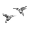 TierraCast Fine Silver Plated Pewter Hummingbird Beads 13mm (2 Pieces)