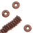 TierraCast Copper Plated Pewter Kenyan Heishe Beads 4.6mm (20 Pieces)