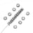 TierraCast Fine Silver Plated Pewter Nugget Heishe Beads 5mm (20 Pieces)