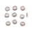 TierraCast Fine Silver Plated Pewter Nugget Heishe Spacer Beads 6mm (10 Pieces)