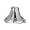 TierraCast Fine Silver Plated Pewter Bell Flower Bead Caps 11.5mm (2 Pieces)