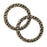 TierraCast Brass Oxide Finish Pewter Round 20mm Connector Link Ring (2 Pieces)