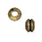 TierraCast Brass Oxide Finish Lead-Free Pewter Large Hole Grooved Spacer Beads 8mm (2 Pieces)