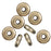 TierraCast Brass Oxide Finish Lead-Free Pewter Disk Heishi Spacer Beads 5mm (20 Pieces)