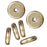 TierraCast Brass Oxide Finish Lead-Free Pewter Disk Heishi Spacer Beads 7mm (10 Pieces)