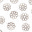 Bright Silver Plated Open Petal Flower Bead Caps 6mm (10 pcs)