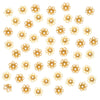 22K Gold Plated Cone Flower Bead Caps 6mm x 3.5mm (10 pcs)