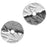 TierraCast Antiqued Pewter Curved Spacer Disc Bead 10mm (10 Pieces)