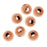 14K Rose Gold Filled Smooth Round Beads 3mm Diameter (20 Pieces)
