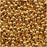 Genuine Metal Seed Beads 11/0 Gold Tone Gilding Metal 15 Grams