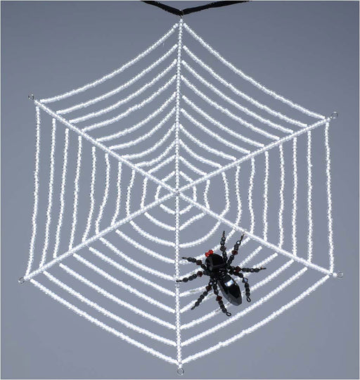 Retired - Crystal Spider With Glow In The Dark Web