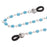 Retired - Turquoise Czech Glass Chain Eyeglass Chain