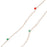 Retired - Beaded Crochet Christmas Tree Garland