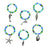 Retired - Wine If By Sea Wine Charm Set