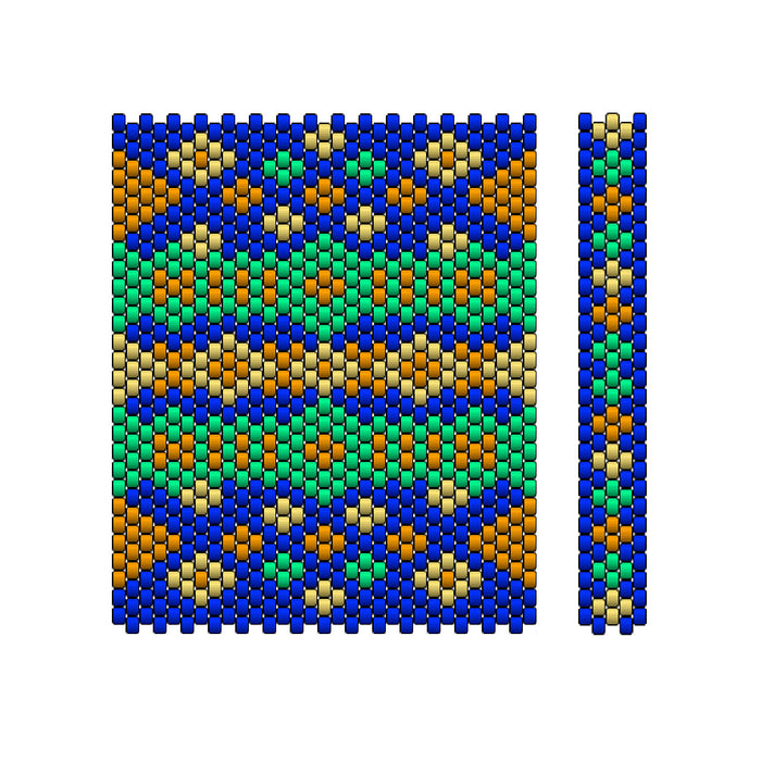 Neon Peyote Needle Case